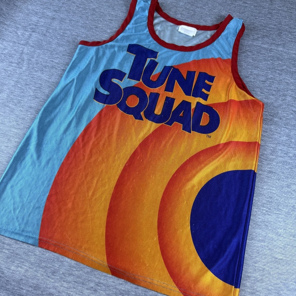 Space Jam Adult Size Med TUNE SQUAD Tank Top Shirt Warner Bros. New Legacy